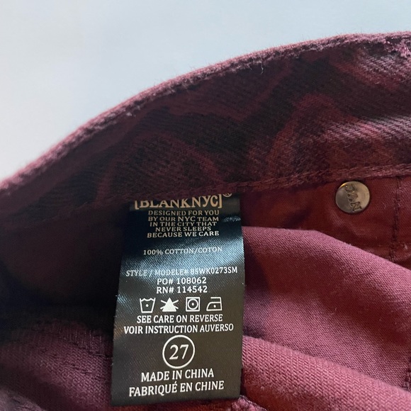 BLANK NYC Snake Print Denim Mini Skirt - Picture 7 of 9